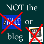 Not the Blackboard or WebCT Blog